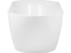 Beliani Kylpyamme Vapaasti Seisova Valkoinen 180 X 80 Cm Carrera New