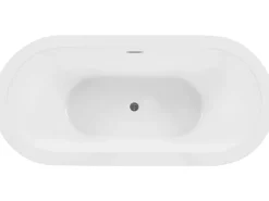 Beliani Kylpyamme Vapaasti Seisova Musta 170 X 80 Cm Empresa Cheap