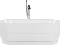 Beliani Kylpyamme Vapaasti Seisova Valkoinen 170 X 80 Cm Empresa Fashion