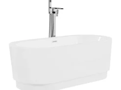 Beliani Kylpyamme Vapaasti Seisova Valkoinen 170 X 80 Cm Empresa Fashion