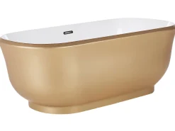 Beliani Kylpyamme Vapaasti Seisova Kulta 170 X 77 Cm Tesoro Clearance