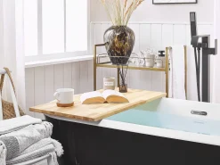 Beliani Kylpyamme Vapaasti Seisova Musta 170 X 77 Cm Tesoro Clearance