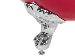 Beliani Kylpyamme Vapaasti Seisova Punainen 153 X 77 Cm Cayman Best