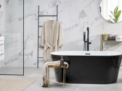 Beliani Kylpyamme Vapaasti Seisova Musta 170 X 72 Cm Havana Cheap