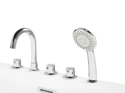 Beliani Kylpyamme Vapaasti Seisova Punainen 170 X 80 Cm Rotso Fashion