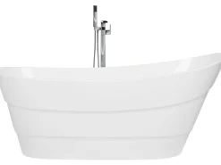 Beliani Kylpyamme Vapaasti Seisova Valkoinen 170 X 73 Cm Buenavista Shop