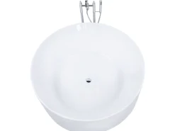 Beliani Kylpyamme Vapaasti Seisova Valkoinen 140 Cm Ibiza Outlet