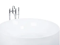 Beliani Kylpyamme Vapaasti Seisova Valkoinen 140 Cm Ibiza Outlet