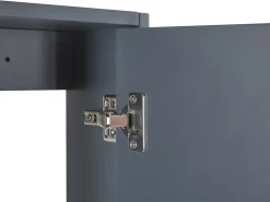 Beliani Kylpyhuoneen Kalusteet 3 Osaa Vaalea Puu/Harmaa 60 Cm Teruel Clearance