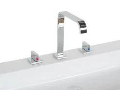 Beliani Kylpyhuoneen Kalusteet 3 Osaa Vaalea Puu Almeria Store