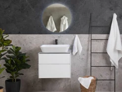 Beliani Kylpyhuoneen Kalusteet 3 Osaa Valkoinen Manzon Cheap