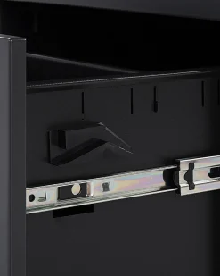 Beliani Laatikosto Teras 3 Laatikkoa Musta Cami Flash Sale