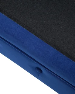 Beliani Laivastonsininen Samettiverhoiltu Nojatuoli Chesterfield Hot