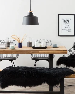 Beliani Lampaan Tekotalja Musta Mungo Online