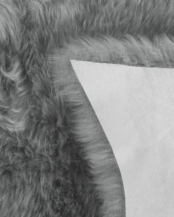 Beliani Lampaantalja Vaaleanharmaa Uluru Online