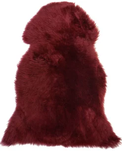 Beliani Lampaantalja Viininpunainen Uluru Sale