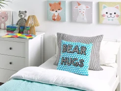 Beliani Lasten Tyyny 2Kpl 40 X 40 Cm Sininen Radzkot Discount