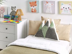 Beliani Lasten Tyyny 2Kpl 60 X 50 Cm Vihrea/Musta Indore Fashion