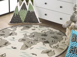 Beliani Lasten Tyyny Vuoret 60 X 50 Cm Vihrea/Musta Indore Shop