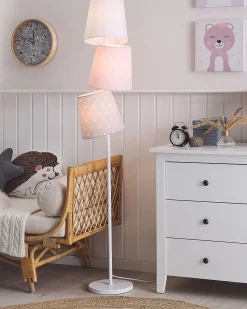 Beliani Lattiavalaisin 3 Polttimoa Metalli Monivarinen Rio Grande Fashion