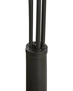 Beliani Lattiavalaisin 5 Polttimoa Rauta Musta Anbesa Best Sale