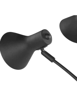 Beliani Lattiavalaisin 5 Polttimoa Metalli Musta Baraga Flash Sale