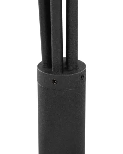 Beliani Lattiavalaisin 5 Polttimoa Metalli Musta Baraga Flash Sale