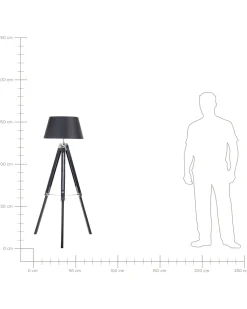 Beliani Lattiavalaisin Manty Musta Madeira Shop