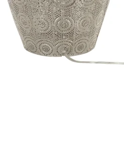 Beliani Lattiavalaisin Metalli Hopea Maringa Sale