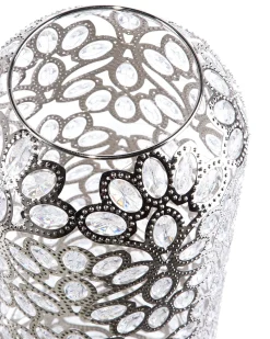 Beliani Lattiavalaisin Metalli Hopea Volta Best Sale