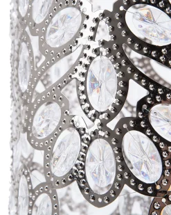 Beliani Lattiavalaisin Metalli Hopea Volta Best Sale