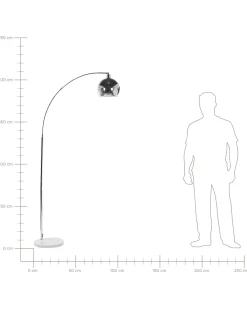 Beliani Lattiavalaisin Metalli Hopea Paroo Outlet