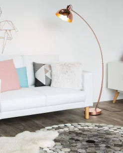 Beliani Lattiavalaisin Metalli Kupari Dintel Store