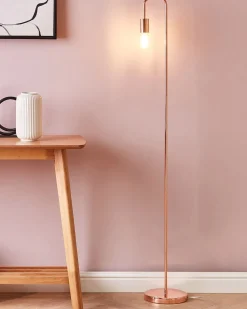 Beliani Lattiavalaisin Metalli Kupari Savena Store