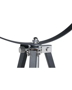 Beliani Lattiavalaisin Metalli Musta/Kulta Thames Ii Store