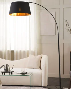 Beliani Lattiavalaisin Metalli Musta/Kupari Yabus Best