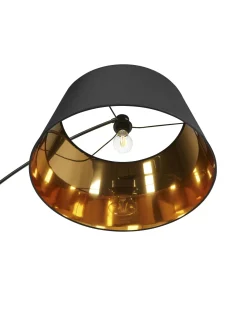 Beliani Lattiavalaisin Metalli Musta/Kupari Yabus Best
