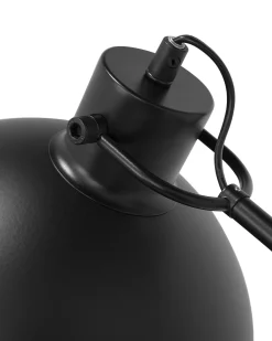 Beliani Lattiavalaisin Metalli Musta Dintel Store