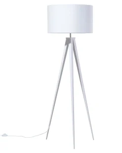 Beliani Lattiavalaisin Metalli Valkoinen Stiletto Best