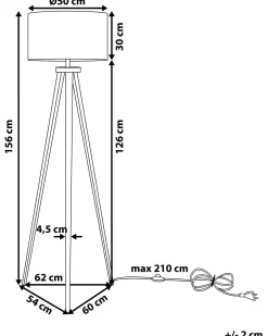 Beliani Lattiavalaisin Metalli Valkoinen Stiletto Best