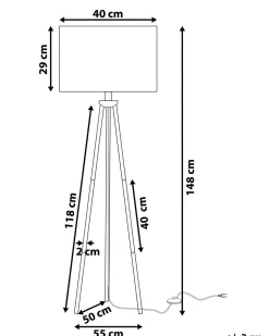 Beliani Lattiavalaisin Metalli Valkoinen/Kulta Vistula Discount