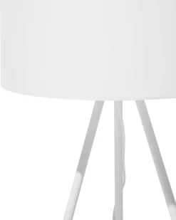 Beliani Lattiavalaisin Metalli Valkoinen Tobol Fashion