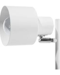 Beliani Lattiavalaisin Metalli Valkoinen Corbones Best Sale