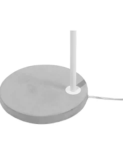 Beliani Lattiavalaisin Metalli Valkoinen Corbones Best Sale