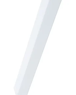 Beliani Lattiavalaisin Metalli Valkoinen/Kulta Thames Ii Cheap