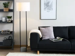 Beliani Lattiavalaisin Metalli Valkoinen Remus Cheap