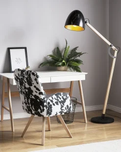 Beliani Lattiavalaisin Musta Hetton Hot