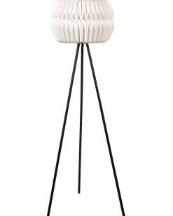 Beliani Lattiavalaisin Paperi/Metalli Valkoinen/Musta Hunter Sale