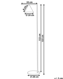 Beliani Lattiavalaisin Rauta Kulta Mocal Online