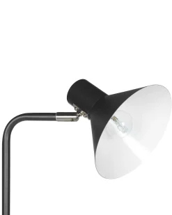 Beliani Lattiavalaisin Rauta Musta Rimava Cheap